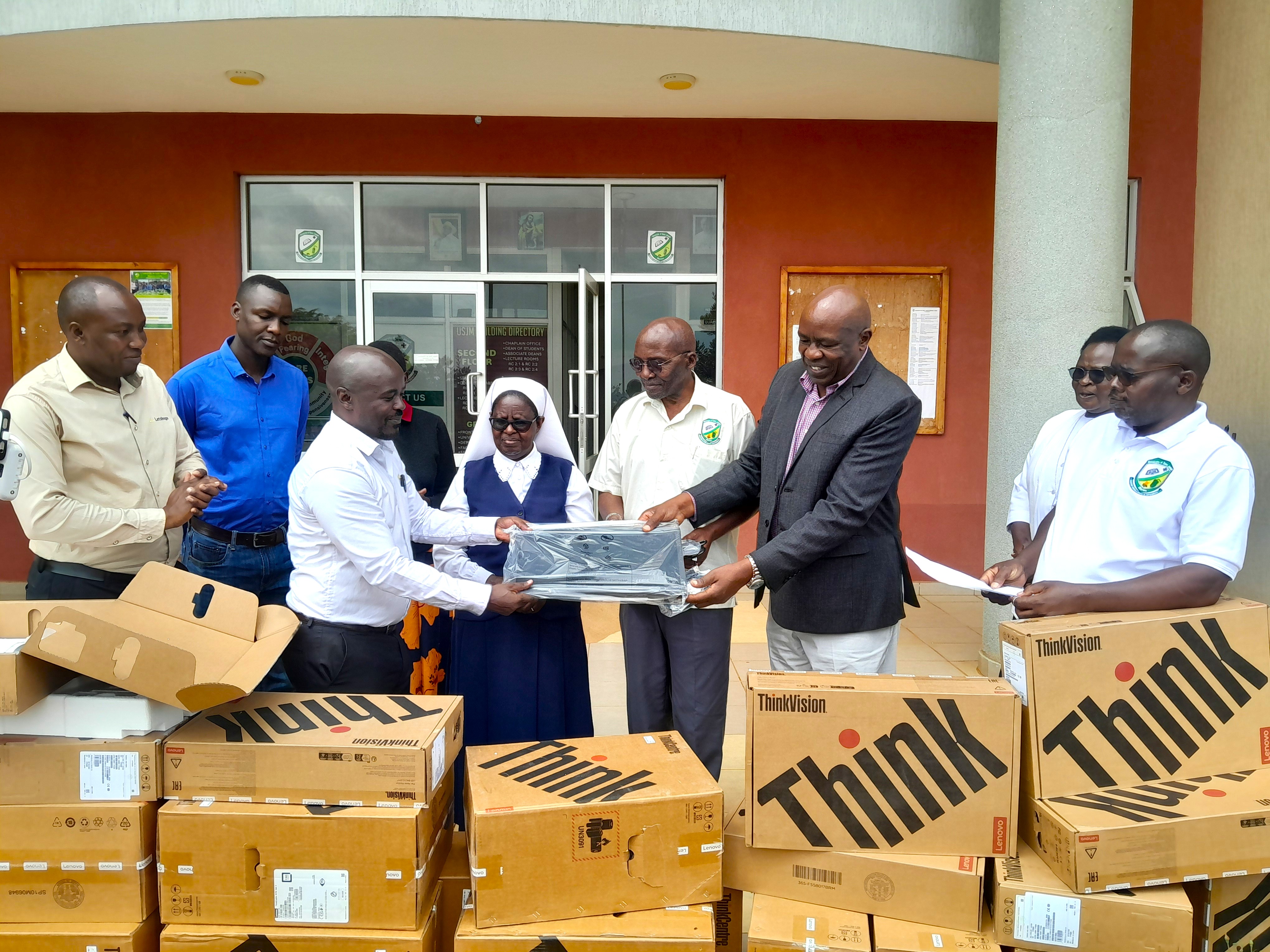LetSheGo Uganda Donates 15 High-Tech Computers to USJM