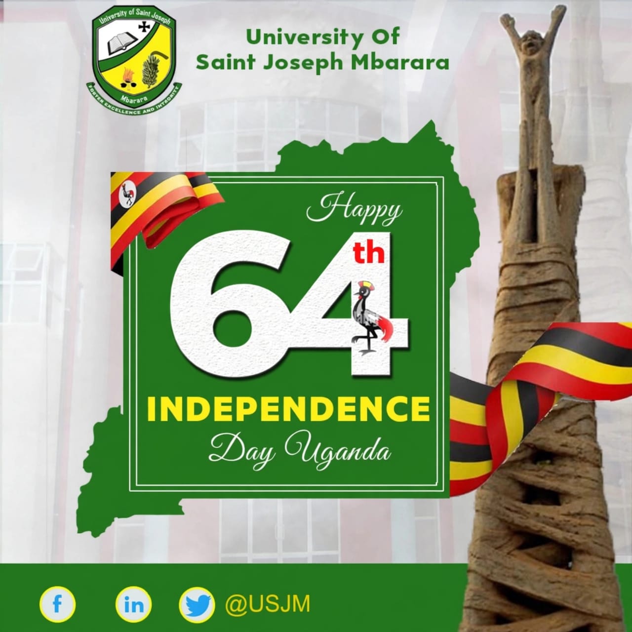 Happy 64th Independence Day, Uganda!