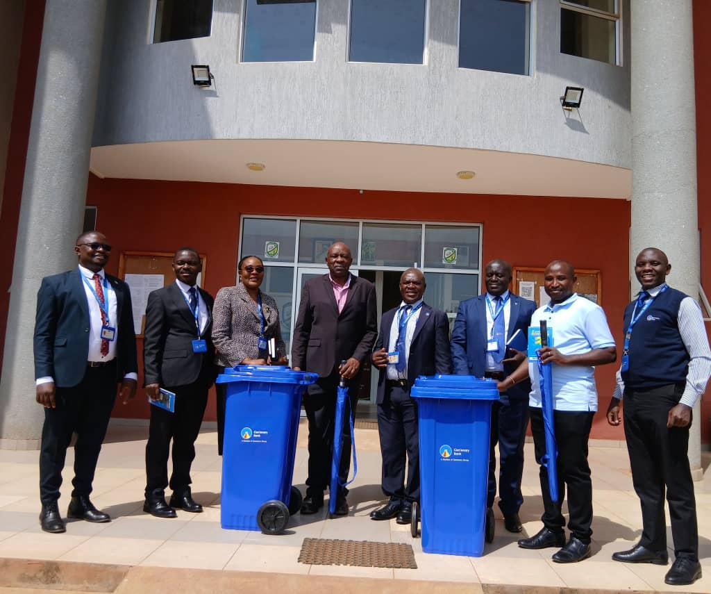 Centenary Bank Donates Modern Waste Bins to USJM